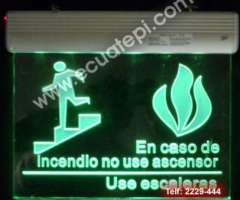 Se&ntilde;alizaci&oacute;n :  >Letrero de emergencia