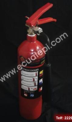 Fire Extinguishers: Ecuatepi Portable Fire Extinguishers :  >CO2 CARBON DIOXIDE